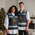 Funny Bigfoot Xmas V-Neck Knit Sweater Vest Sasquatch Video Call Meme - Wonder Print Shop