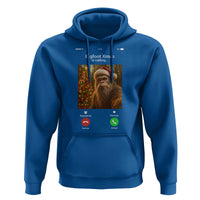 Funny Bigfoot Christmas Hoodie Sasquatch Video Call Meme - Wonder Print Shop