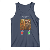 Funny Bigfoot Christmas Tank Top Sasquatch Video Call Meme - Wonder Print Shop