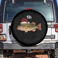 Funny Misspelled Fish Christmas Meme Spare Tire Cover - Wonder Print Shop