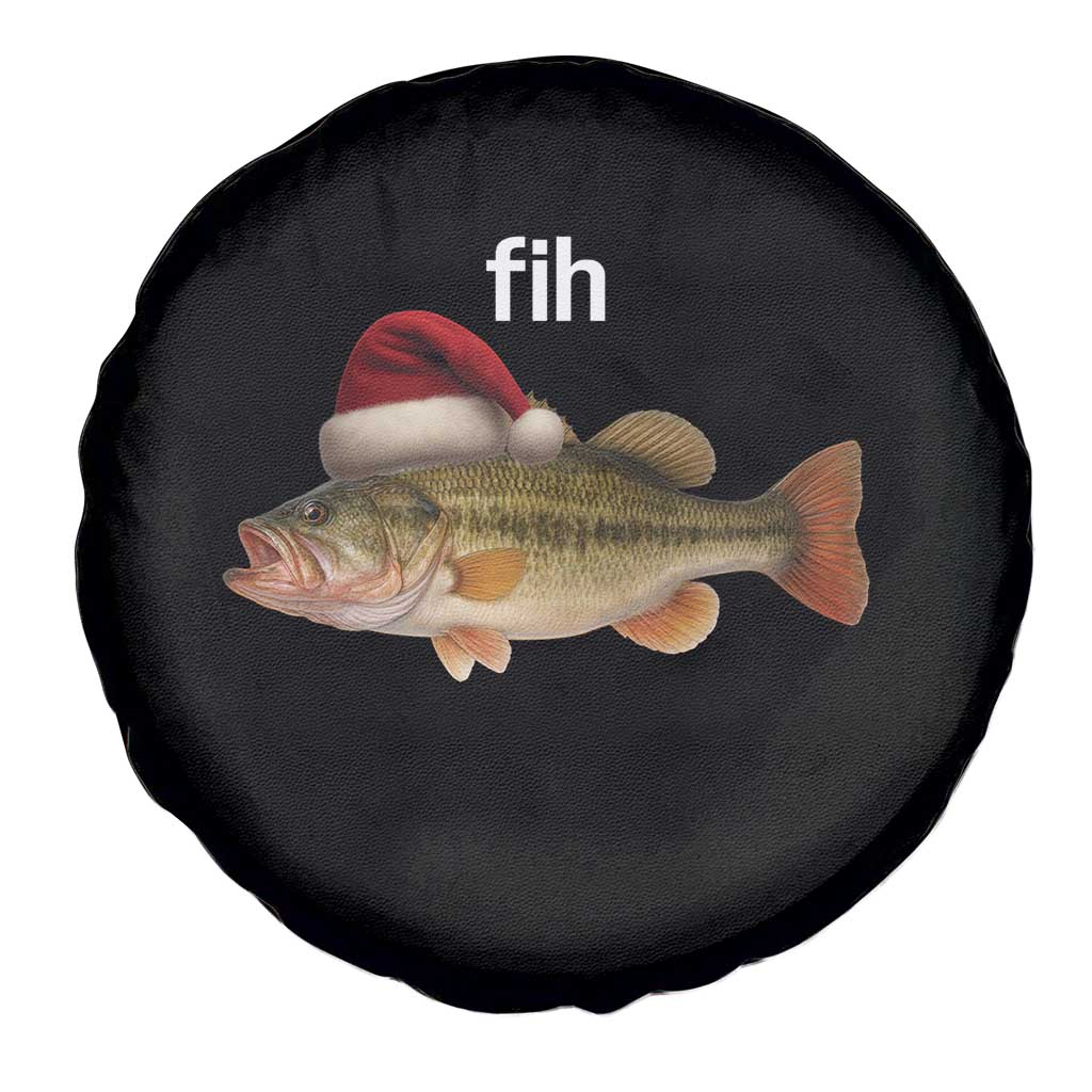 Funny Misspelled Fish Christmas Meme Spare Tire Cover - Wonder Print Shop