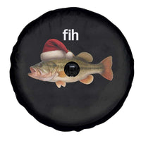 Funny Misspelled Fish Christmas Meme Spare Tire Cover - Wonder Print Shop