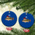 Funny Misspelled Fish Xmas Meme Ceramic Ornament - Wonder Print Shop