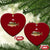 Funny Misspelled Fish Xmas Meme Ceramic Ornament - Wonder Print Shop