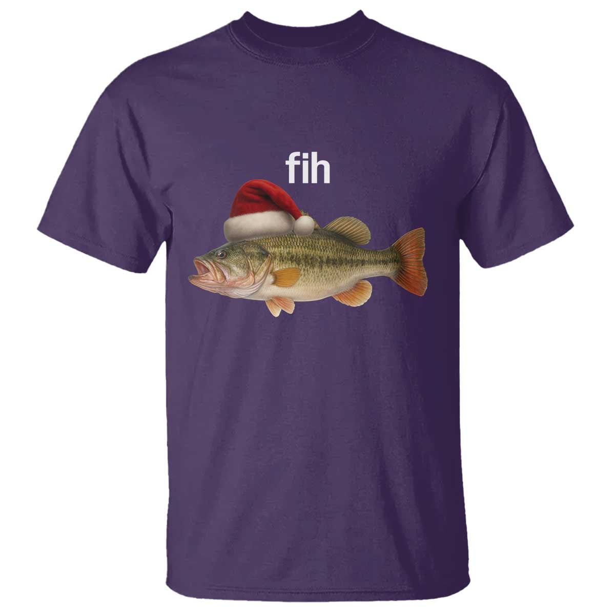 Funny Misspelled Fish Christmas Meme T Shirt - Wonder Print Shop
