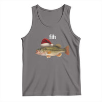 Funny Misspelled Fish Christmas Meme Tank Top - Wonder Print Shop