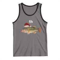 Funny Misspelled Fish Christmas Meme Tank Top - Wonder Print Shop