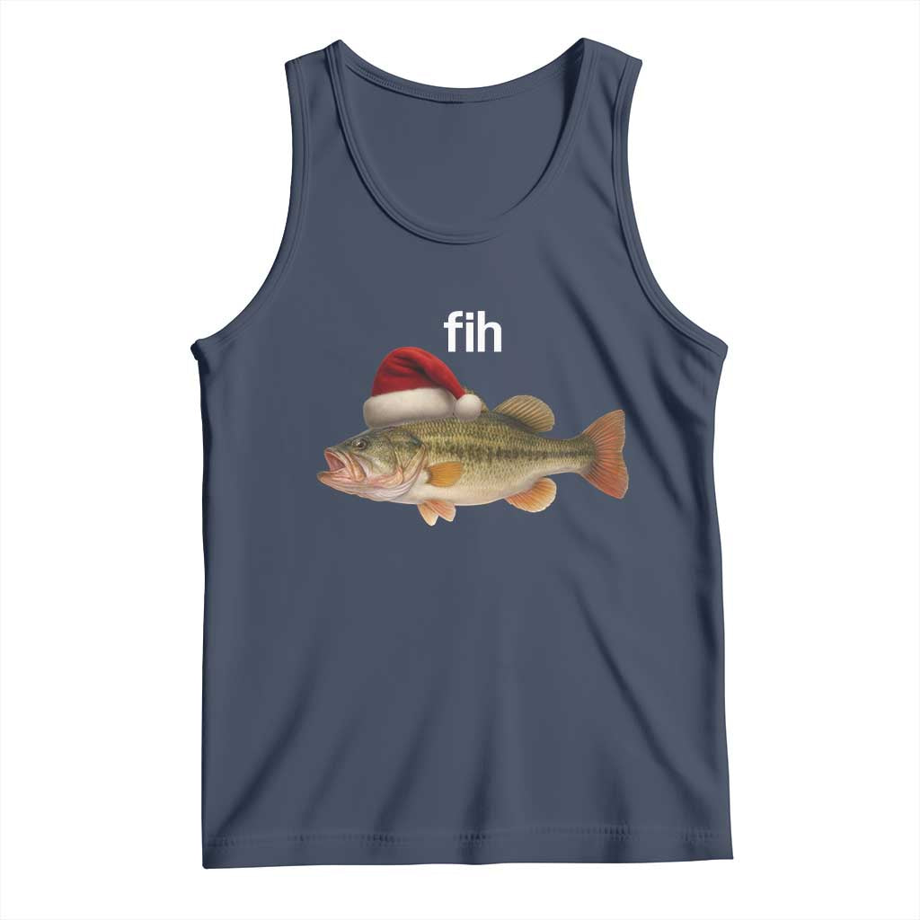 Funny Misspelled Fish Christmas Meme Tank Top - Wonder Print Shop
