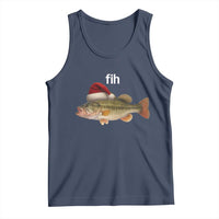 Funny Misspelled Fish Christmas Meme Tank Top - Wonder Print Shop