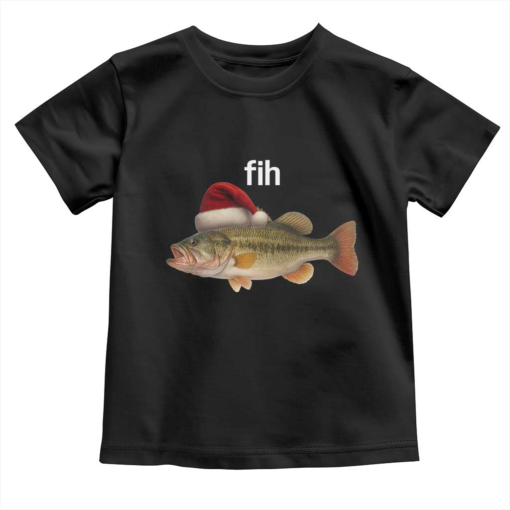 Funny Misspelled Fish Christmas Meme Toddler T Shirt - Wonder Print Shop