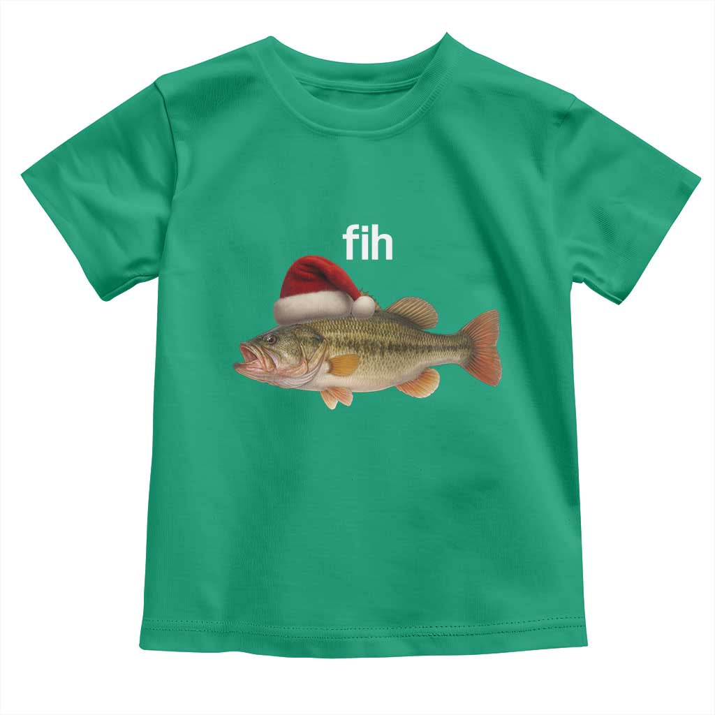 Funny Misspelled Fish Christmas Meme Toddler T Shirt - Wonder Print Shop