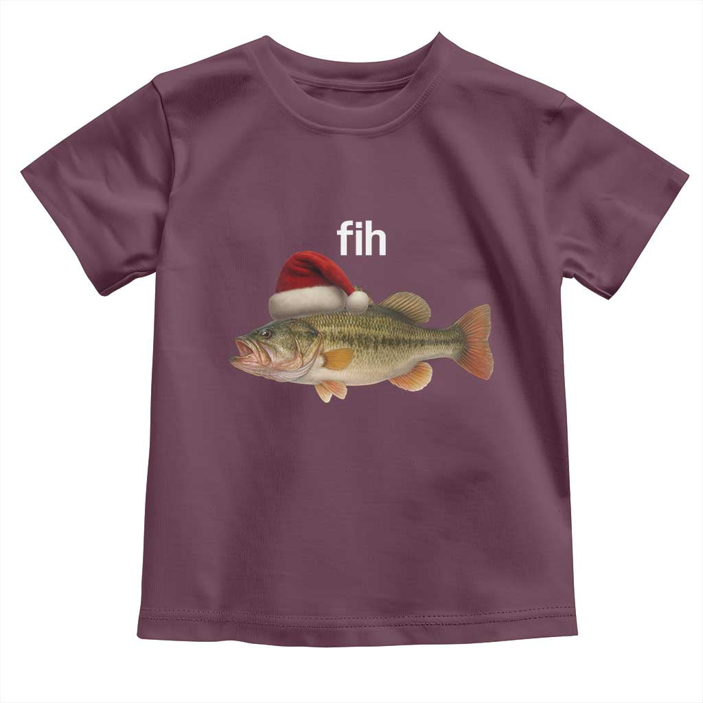 Funny Misspelled Fish Christmas Meme Toddler T Shirt - Wonder Print Shop