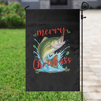 Bass Fish Christmas Garden Flag Merry Chrisbass - Wonder Print Shop