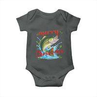 Bass Fish Christmas Baby Onesie Merry Chrisbass - Wonder Print Shop