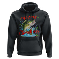 Bass Fish Christmas Hoodie Merry Chrisbass - Wonder Print Shop