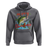 Bass Fish Christmas Hoodie Merry Chrisbass - Wonder Print Shop