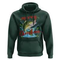 Bass Fish Christmas Hoodie Merry Chrisbass - Wonder Print Shop