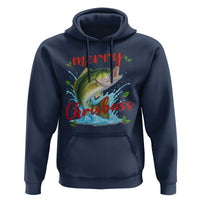 Bass Fish Christmas Hoodie Merry Chrisbass - Wonder Print Shop