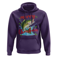 Bass Fish Christmas Hoodie Merry Chrisbass - Wonder Print Shop