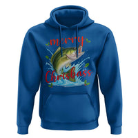 Bass Fish Christmas Hoodie Merry Chrisbass - Wonder Print Shop
