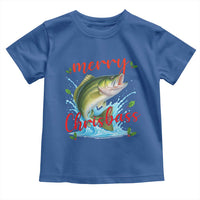 Bass Fish Christmas Toddler T Shirt Merry Chrisbass - Wonder Print Shop