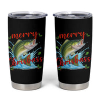 Bass Fish Christmas Tumbler Cup Merry Chrisbass - Wonder Print Shop