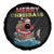 Santa Fishing Christmas Spare Tire Cover Funny Fisherman Merry Chrisbass Xmas - Wonder Print Shop