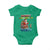 Santa Fishing Christmas Baby Onesie Funny Fisherman Merry Chrisbass Xmas - Wonder Print Shop
