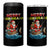 Santa Fishing Christmas 4 in 1 Can Cooler Tumbler Funny Fisherman Merry Chrisbass Xmas - Wonder Print Shop