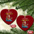 Santa Fishing Xmas Ceramic Ornament Funny Fisherman Merry Chrisbass Xmas - Wonder Print Shop