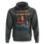 Santa Fishing Christmas Hoodie Funny Fisherman Merry Chrisbass Xmas - Wonder Print Shop