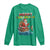 Santa Fishing Christmas Long Sleeve Shirt Funny Fisherman Merry Chrisbass Xmas - Wonder Print Shop