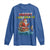 Santa Fishing Christmas Long Sleeve Shirt Funny Fisherman Merry Chrisbass Xmas - Wonder Print Shop