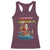 Santa Fishing Christmas Racerback Tank Top Funny Fisherman Merry Chrisbass Xmas - Wonder Print Shop