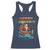 Santa Fishing Christmas Racerback Tank Top Funny Fisherman Merry Chrisbass Xmas - Wonder Print Shop