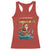 Santa Fishing Christmas Racerback Tank Top Funny Fisherman Merry Chrisbass Xmas - Wonder Print Shop