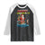 Santa Fishing Christmas Raglan Shirt Funny Fisherman Merry Chrisbass Xmas - Wonder Print Shop