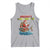 Santa Fishing Christmas Tank Top Funny Fisherman Merry Chrisbass Xmas - Wonder Print Shop