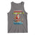 Santa Fishing Christmas Tank Top Funny Fisherman Merry Chrisbass Xmas - Wonder Print Shop
