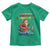 Santa Fishing Christmas Toddler T Shirt Funny Fisherman Merry Chrisbass Xmas - Wonder Print Shop