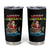 Santa Fishing Christmas Tumbler Cup Funny Fisherman Merry Chrisbass Xmas - Wonder Print Shop