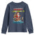 Santa Fishing Christmas Youth Sweatshirt Funny Fisherman Merry Chrisbass Xmas - Wonder Print Shop