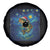 Bass Fish Christmas Spare Tire Cover Starry Night Fishing Van Gogh - Wonder Print Shop