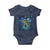 Bass Fish Christmas Baby Onesie Starry Night Fishing Van Gogh - Wonder Print Shop
