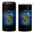 Bass Fish Christmas 4 in 1 Can Cooler Tumbler Starry Night Fishing Van Gogh - Wonder Print Shop