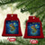 Bass Fish Xmas Ceramic Ornament Starry Night Fishing Van Gogh - Wonder Print Shop