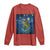 Bass Fish Christmas Long Sleeve Shirt Starry Night Fishing Van Gogh - Wonder Print Shop