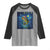 Bass Fish Christmas Raglan Shirt Starry Night Fishing Van Gogh - Wonder Print Shop