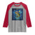 Bass Fish Christmas Raglan Shirt Starry Night Fishing Van Gogh - Wonder Print Shop