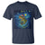 Bass Fish Christmas T Shirt Starry Night Fishing Van Gogh - Wonder Print Shop